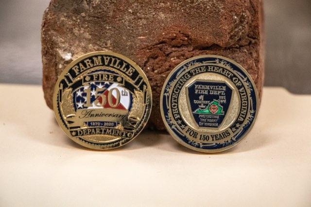 Farmville Fire Department 150th Anniversary Challenge Coin