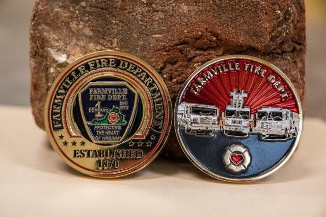 Farmville Fire Department Challenge Coin